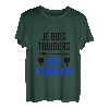 Ich holz immer mit Moderation Aperition Humor trinken Getränk T-Shirt