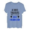 Ich holz immer mit Moderation Aperition Humor trinken Getränk T-Shirt