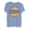 Der mit dem Holz spricht Schreiner Tischler Waldarbeiter T-Shirt