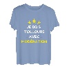 Ich holz immer mit Moderation Aperition Humor trinken Getränk T-Shirt