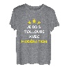 Ich holz immer mit Moderation Aperition Humor trinken Getränk T-Shirt