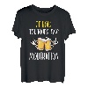 Ich holz immer mit Moderation, Humor, Aperio, Bier, Weihnachten Tee T-Shirt