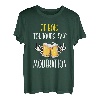 Ich holz immer mit Moderation, Humor, Aperio, Bier, Weihnachten Tee T-Shirt