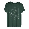Kleeblatt Blume Wildblume Holz Sauerrel und Blüten T-Shirt