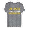 Ich holz immer mit Moderation, ich bin moderation T-Shirt