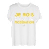 Ich holz immer mit Moderation, ich bin moderation T-Shirt
