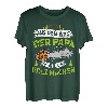 Herren Holzfäller Papa will Holz machen Kettensäge Forstwirt T-Shirt