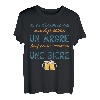 Geschenk Humor Holzfäller Herren Bier Alkohol Kettensäge T-Shirt