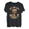 Herren Der Mit Dem Holz Spricht Tischler Schreiner Holzfäller T-Shirt