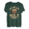 Herren Der Mit Dem Holz Spricht Tischler Schreiner Holzfäller T-Shirt