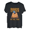 Ich bin der Boss des Wurfwurfspiels Cornhole T-Shirt