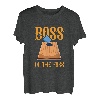Ich bin der Boss des Wurfwurfspiels Cornhole T-Shirt