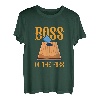 Ich bin der Boss des Wurfwurfspiels Cornhole T-Shirt