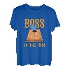 Ich bin der Boss des Wurfwurfspiels Cornhole T-Shirt