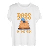 Ich bin der Boss des Wurfwurfspiels Cornhole T-Shirt