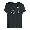 Tischtennis Herzschlag T-Shirt