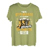 Meine Kettensäge Braucht Benzin Ich Brauche Bier Holz Baum T-Shirt