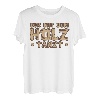 Der mit dem Holz. tanzt Holzfäller Förster Natur Schreiner T-Shirt