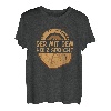Der mit dem Holz spricht Spruch Säge Motorsäge Holzfäller T-Shirt