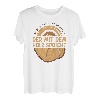 Der mit dem Holz spricht Spruch Säge Motorsäge Holzfäller T-Shirt