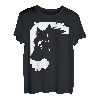 Wolf und Mond Silhouette Wölfe Spruch T-Shirt