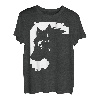 Wolf und Mond Silhouette Wölfe Spruch T-Shirt