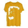 Wolf und Mond Silhouette Wölfe Spruch T-Shirt