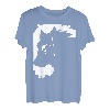 Wolf und Mond Silhouette Wölfe Spruch T-Shirt
