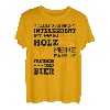 Holz Familie Freunde Bier Flasche Feuerholz Säge Interessen T-Shirt