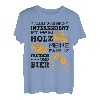 Holz Familie Freunde Bier Flasche Feuerholz Säge Interessen T-Shirt
