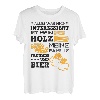 Holz Familie Freunde Bier Flasche Feuerholz Säge Interessen T-Shirt