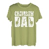 Herren Kettensäge Papa Outfit Lustiger Holzschneider Waldarbeiter für Herren T-Shirt