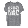 Herren Kettensäge Papa Outfit Lustiger Holzschneider Waldarbeiter für Herren T-Shirt