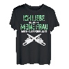 Herren Ich liebe es wenn meine Frau mich Holz machen lässt Fun T-Shirt