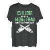 Herren Ich liebe es wenn meine Frau mich Holz machen lässt Fun T-Shirt
