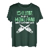 Herren Ich liebe es wenn meine Frau mich Holz machen lässt Fun T-Shirt