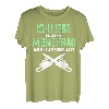 Herren Ich liebe es wenn meine Frau mich Holz machen lässt Fun T-Shirt