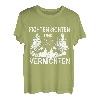 Herren Fichten Sichten Und Vernichten Forstwirt Waldarbeiter Spruch T-Shirt