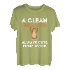 Dirty Funny Adult Clean Beaver Holz T-Shirt
