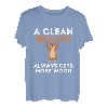 Dirty Funny Adult Clean Beaver Holz T-Shirt