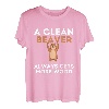Dirty Funny Adult Clean Beaver Holz T-Shirt