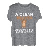 Dirty Funny Adult Clean Beaver Holz T-Shirt