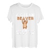 Dirty Funny Adult Clean Beaver Holz T-Shirt