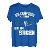 Ich kann dich nicht hören bin am sägen Holz Holzfäller T-Shirt