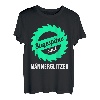 Sägespäne sind Männerglitzer T-Shirt