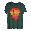 Marimba Vintage Sonnenuntergang Marschband Instrument Musiker T-Shirt