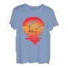 Marimba Vintage Sonnenuntergang Marschband Instrument Musiker T-Shirt