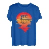 Marimba Vintage Sonnenuntergang Marschband Instrument Musiker T-Shirt