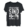 Herren Sägespäne sind Männerglitzer T-Shirt