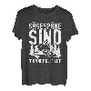 Herren Sägespäne sind Männerglitzer T-Shirt